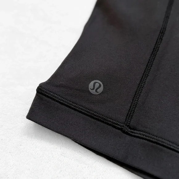 NWT Lululemon It’s Rulu™ Run Cropped Half Zip – Black – Size 8